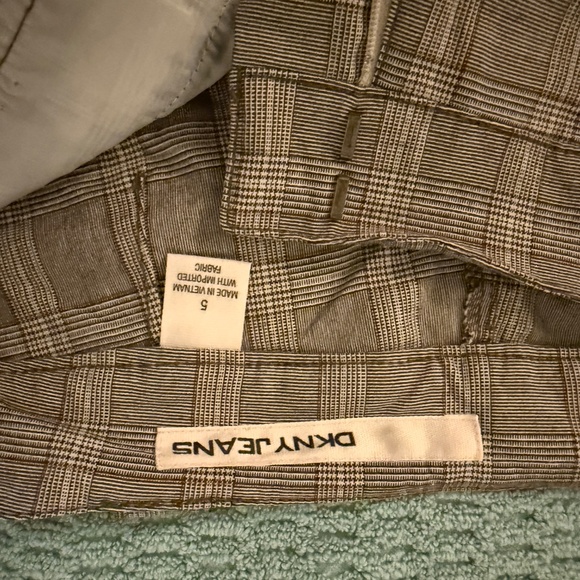 DKNY Plaid Pants SZ 5 early 2000's - Picture 5 of 9